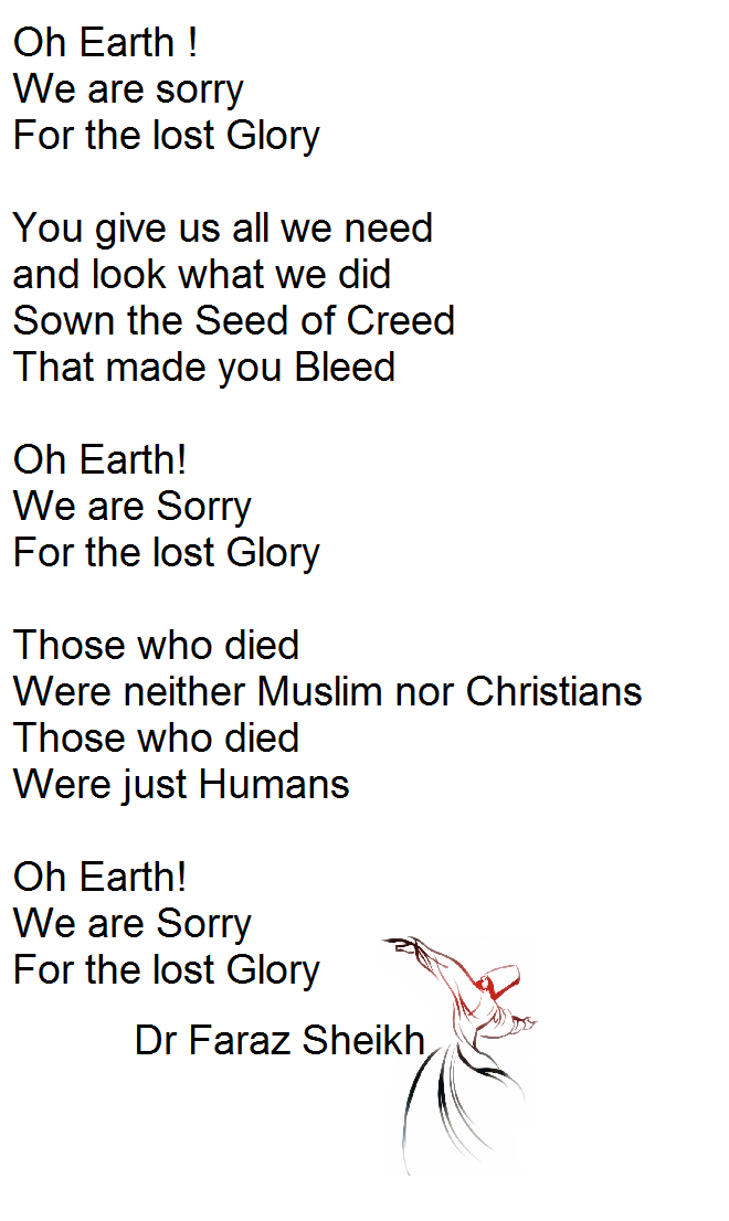 Dr_Faraz_Sheikh's tweet photo. #ParisAttacks
Oh Earth!
We are sorry
For the lost Glory
#DrFaraz
@ShkhRasheed @AQpk @gilani_2 @DrAyesha4 @iEshaalK https://t.co/BCJtRGxUxE