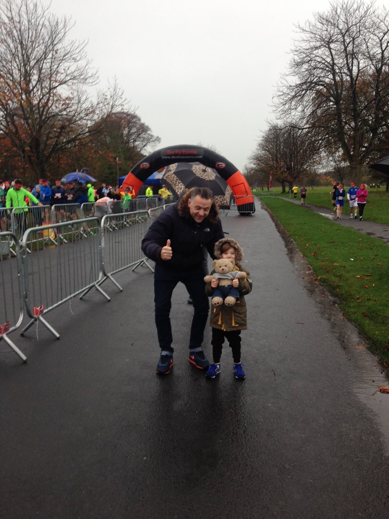 MovemberIreland's tweet image. Sam and Jack braving the rain. That's Movember commitment. @samsbarbering #MoRunning