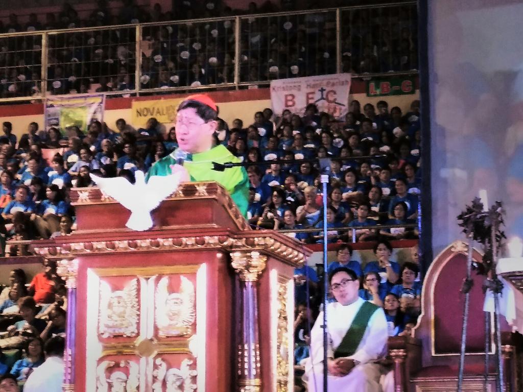 CBCPNews_Chrix's tweet photo. "The world always changes, so the Church - our service, must always be renewed" @CardinalChito @cbcpnews #BEC2015 https://t.co/0uZXUeqdDB