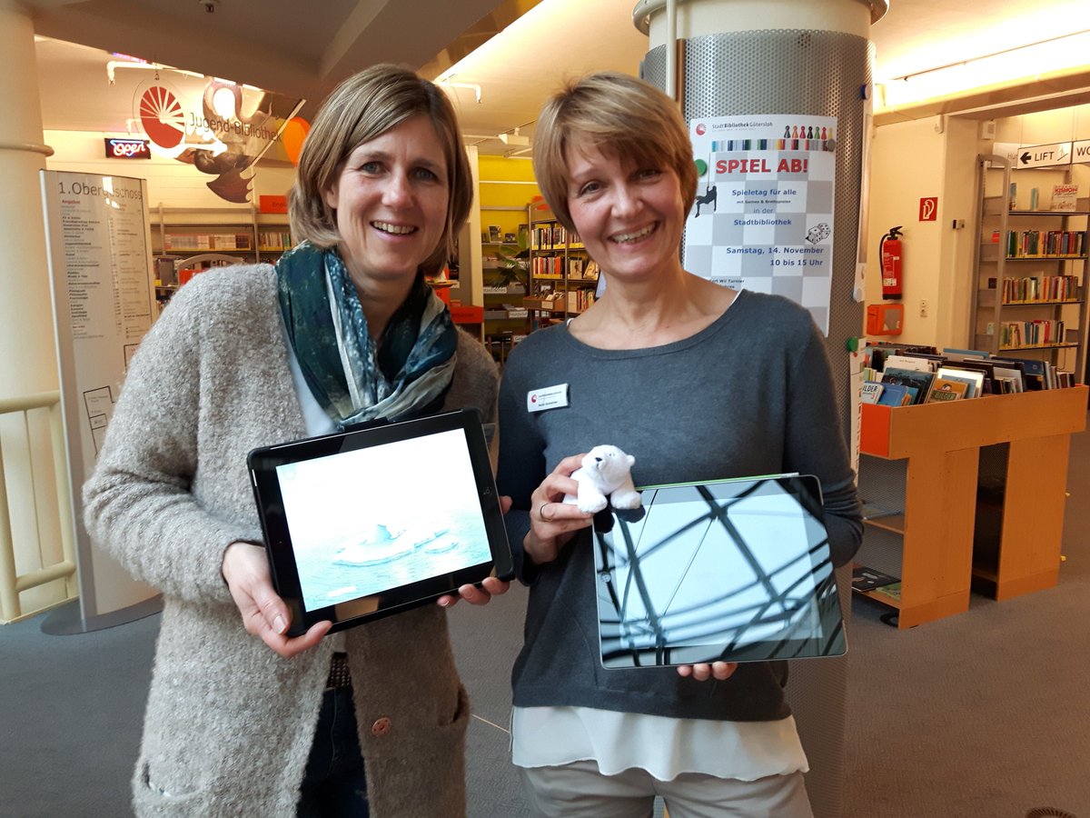 Lars, der Eisbär ist heute Thema bei den Kinderbuch-Apps. Um 11.30 Uhr starten wir. Ab 5 Jahren. #Spielab