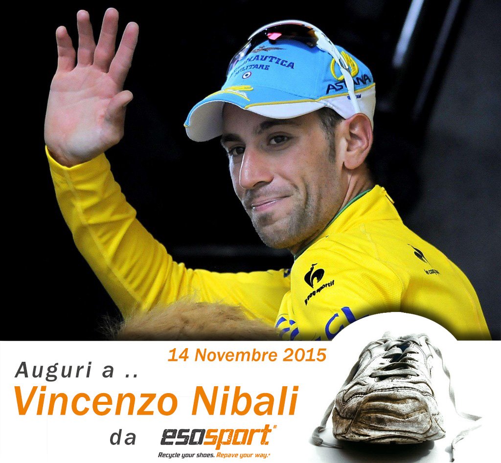 Auguri da a per il suo compleanno! Happy birthday Vincenzo Nibali! 