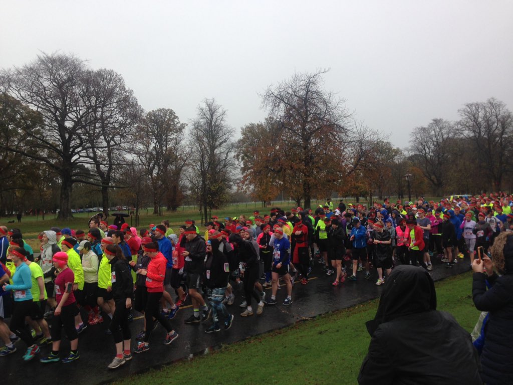 MovemberIreland's tweet image. Phoenix Park awash with Mo's for #MoRunning. That's the 10km lot off. Thanks to all.