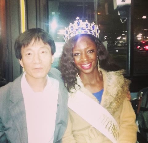 MissEarthCongo's tweet photo. #MissEarthCongo 2015 Christelle Lohembe arrives to Austria. The coolest thing ever ever is the fans. #MissEarth2015 https://t.co/q3ZQZDVyv6