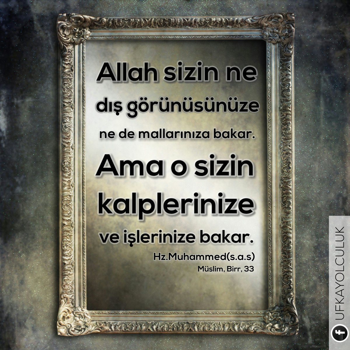 UfkaYolculukCom's tweet photo. Allah sizin ne dış görünüşünüze ne de...
#ufkayolculuk4 #hadis https://t.co/EnDGfT84oj