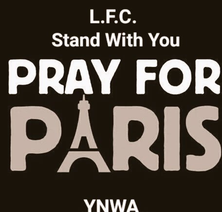 TheNormalOneLFC's tweet image. For the people of France and our very own Mamadou Sakho. #YNWA