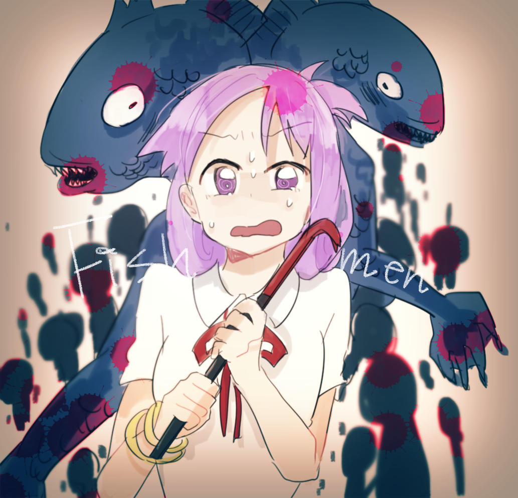 osidoritya1923's tweet photo. すえはらちゃん/Fishmen　#リプきたキャラx自分好きな曲の絵かく　リプありがとうございました！ 怪物退治だよ！ https://t.co/JorpX9BAxF
