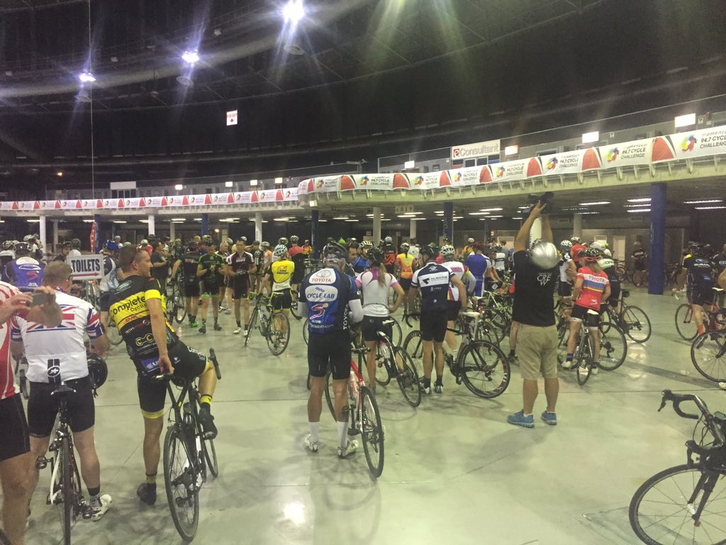 Voxwomen's tweet image. They've finished, time for breakfast. Well done to all our #CCTwitter cyclists. Amazing event @momentum947.