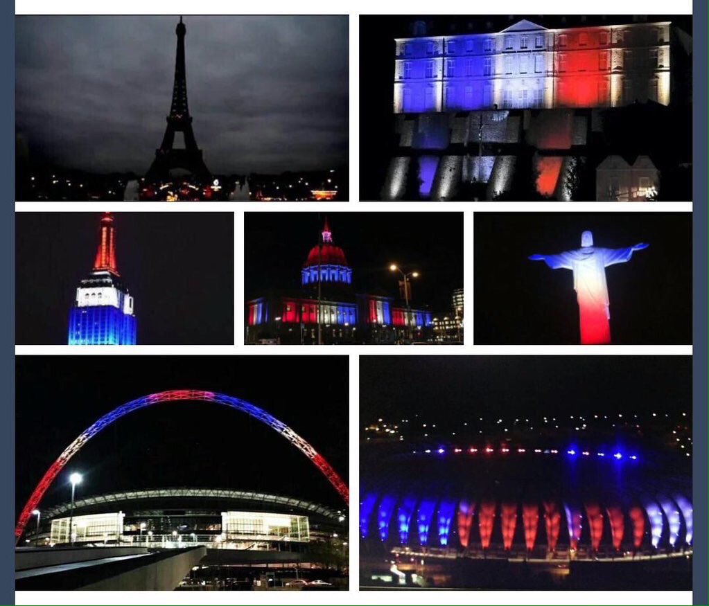 Prayers and blessing to the families of innocent people who lost their lives.  #paris 🙏🏻