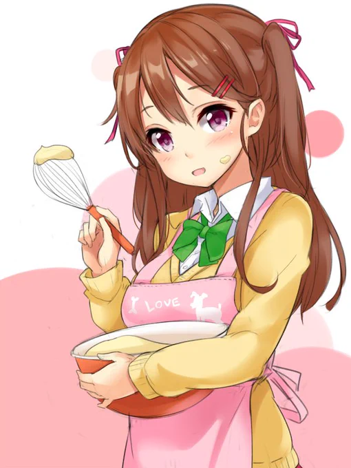 お菓子を作ってくれる妹 