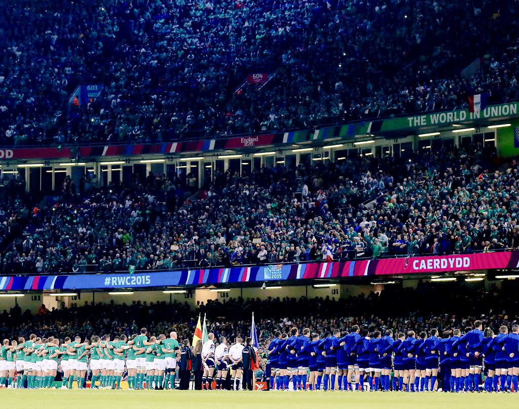 IrishRugby's tweet image. Our thoughts and prayers are with the people of Paris today. Vive La France