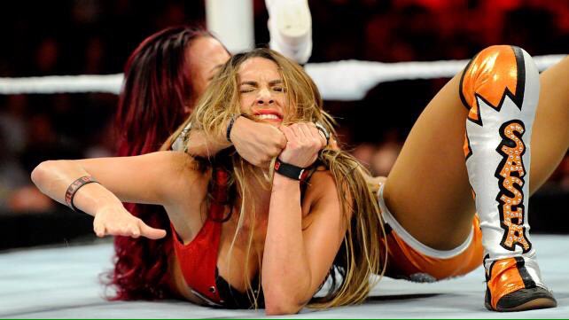  Happy belated birthday, Mish! Here\s a pic of Nikki Bella tapping out to our fav. 