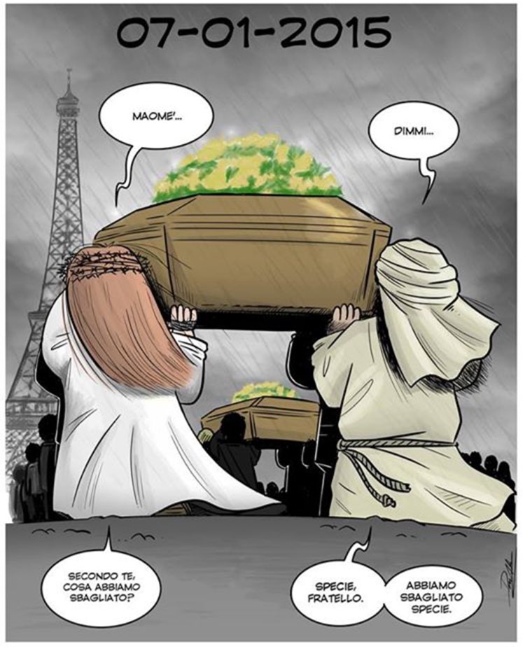SalvoZagami's tweet photo. Abbiamo ucciso in nome di Dio 
Oggi uccidono in nome di Allah Nessun Dio vorrebbe tutto questo.. #prayforparis 🇫🇷 https://t.co/TFpVIoFbW9