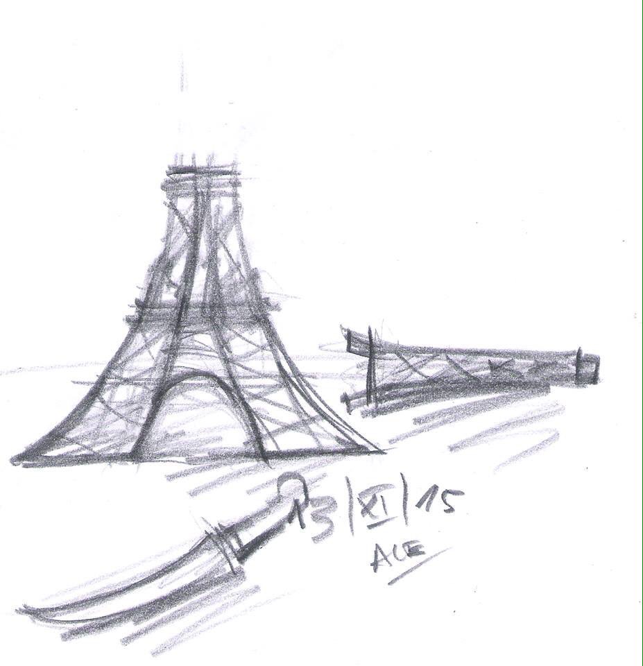 ulyssepariser's tweet photo. Alejandro R. envoie ce dessin. «Je suis professeur aux Beaux Arts. J'illustre ma tristesse.» #Paris @Le_Figaro https://t.co/mA6pwtYTuR