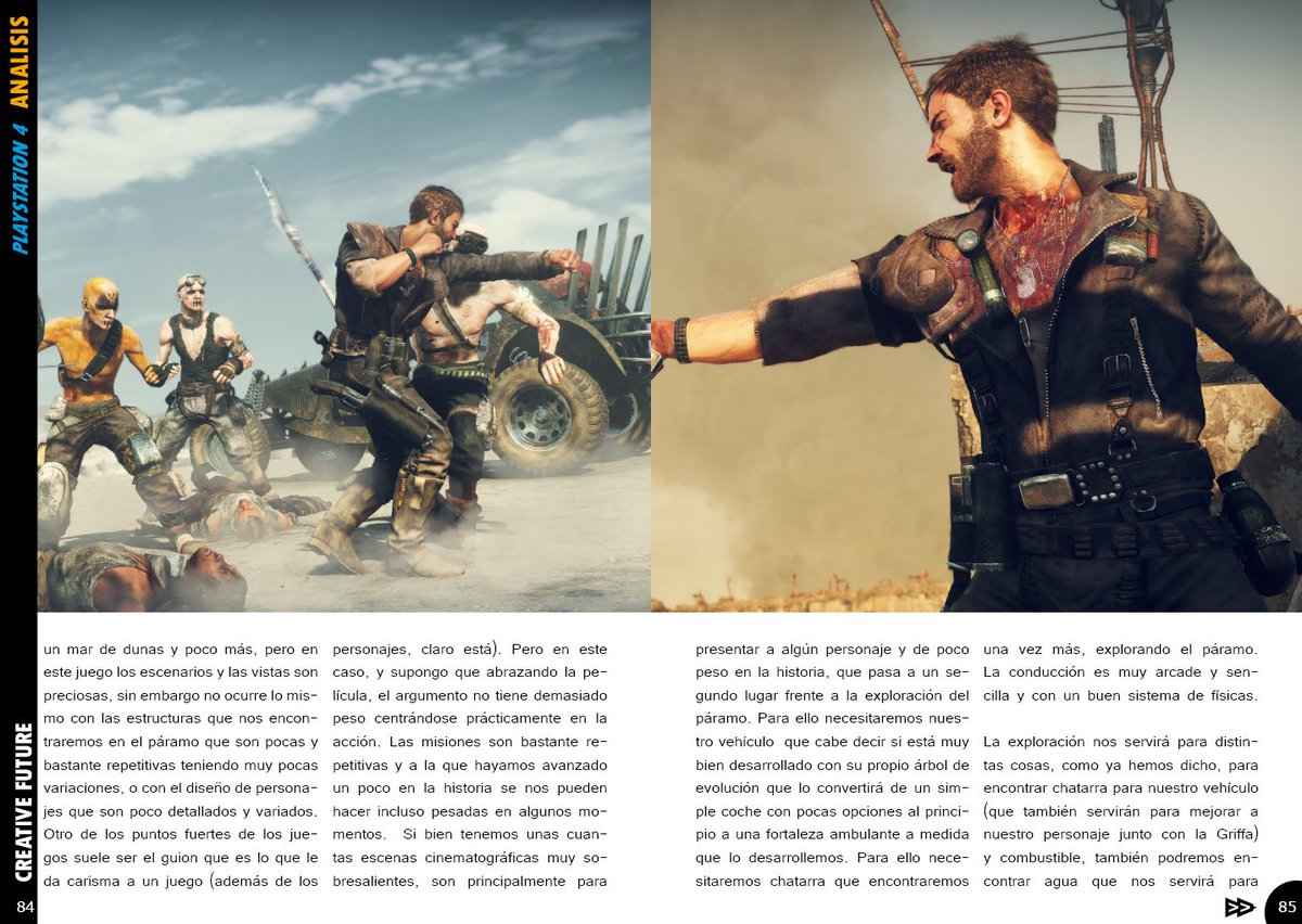 Creative_future's tweet photo. Análisis Mad Max enc https://t.co/iIqhB3rdjj @WarnerBrosSpain #MadMaxGame #CF56 @MadMaxGame https://t.co/hYzNruOGJG