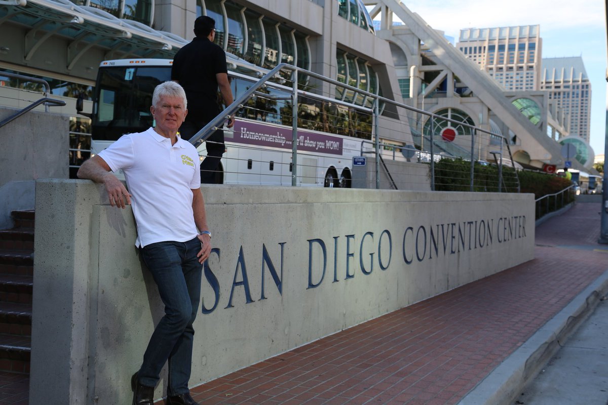 IanGraceGlobal's tweet photo. Outside the San Diego Conference Centre at the Realtors Conference and Expo. #realestate #realtorsconference https://t.co/QyyUVd8AlE