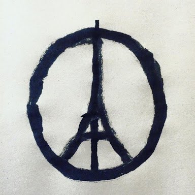 TheLaurenAndrea's tweet photo. 'Peace for Paris' illustration by @jean_jullien 
Keeping all those affected in my thoughts and prayers. https://t.co/5hpJ539CnE