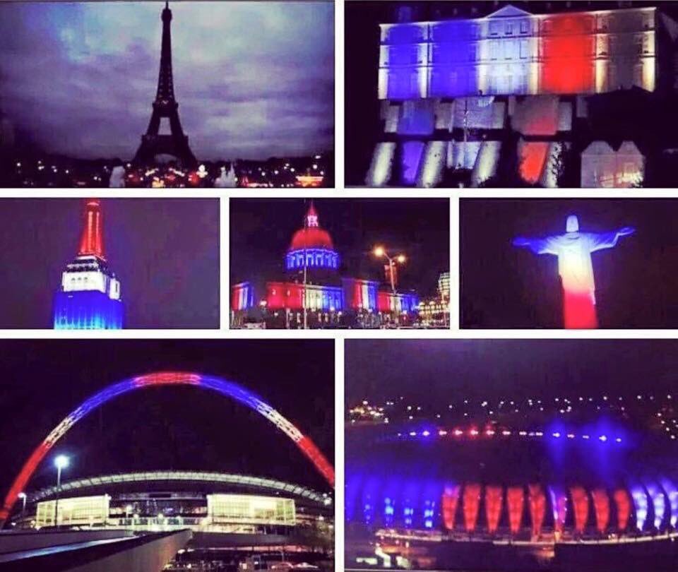 WeeZeeZee's tweet photo. Thoughts go out to everyone in Paris. The world is supporting you 🇫🇷 #ParisAttacks #ParisSupport https://t.co/D1bX0UYdz7