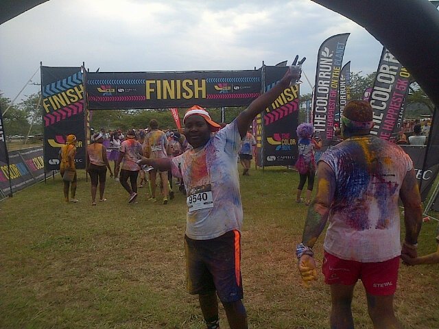 MalazaLucky's tweet image. #capiteccolorrun