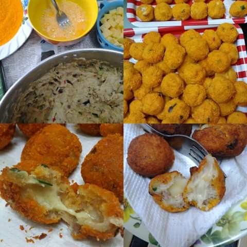 UnieyT's tweet photo. potato cheeszy meatball https://t.co/WWDbqSHDqz