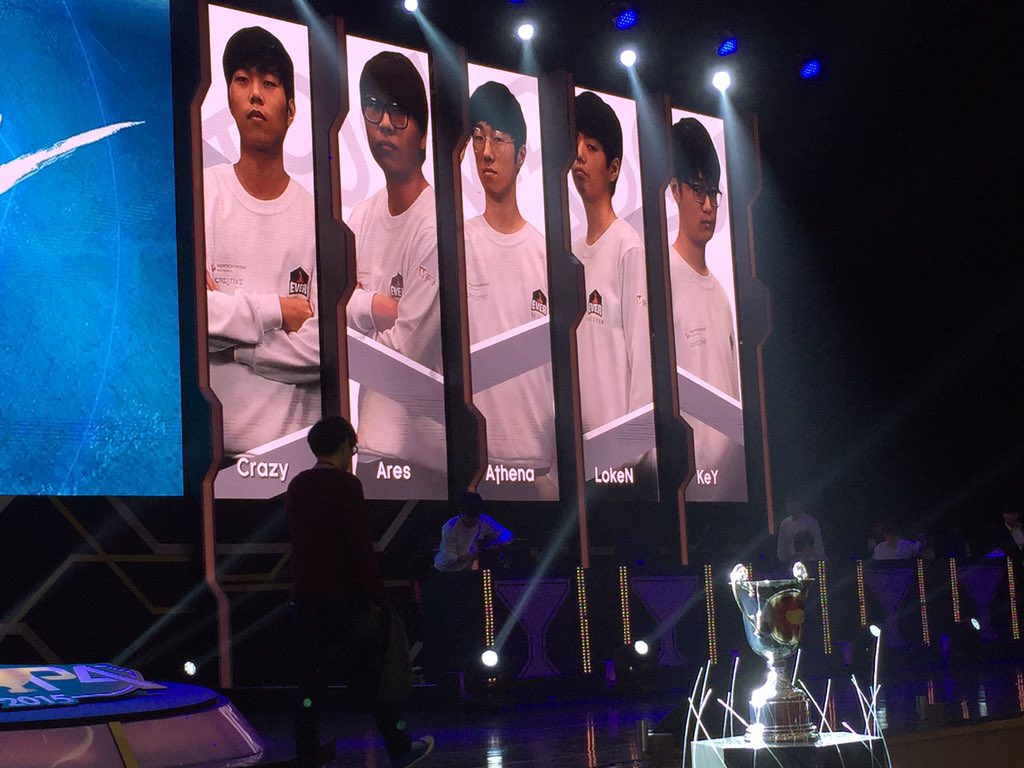 At the KeSPA cup in Korea watching an underdog take on a legend.  Thanks <a href="/AzubuTV/">Azubu</a>!  #esports #KeSPACup