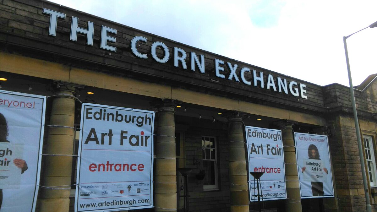 Wakey wakey #Edinburgh. Time for #EdinburghArtFair  @Ed_CornExchange @edinburgh @Edinburgh_CC @VisitScotland #art