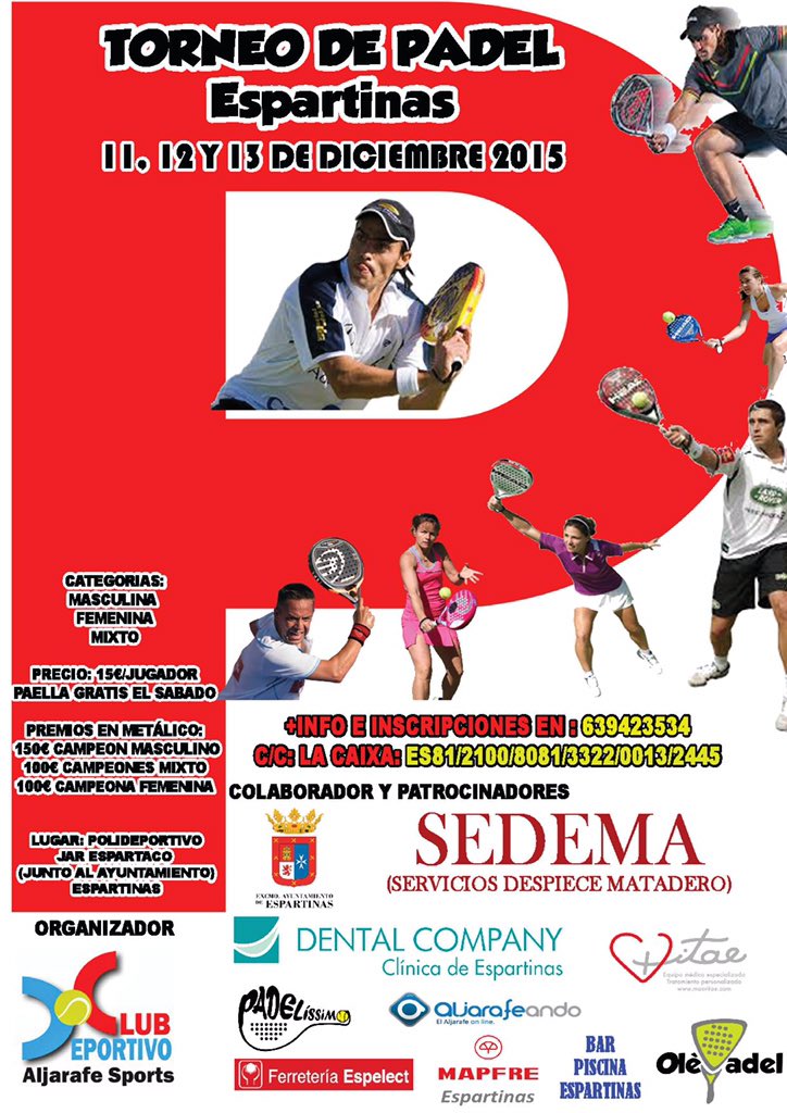 aljarafesports's tweet photo. PREMIOS EN METALICO https://t.co/5W0bdI8GZ7