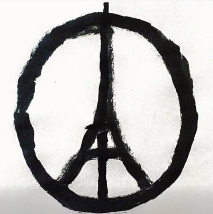 CecileCorrius's tweet photo. #JesuisParis 🙏
(Illustration by @jean_jullien) https://t.co/RG5Rmn8T4G