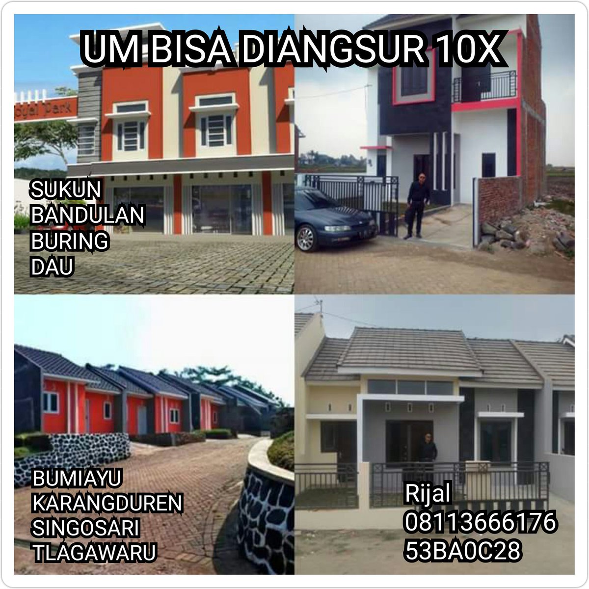 Rumah_MLG's tweet photo. Rumah Murah Subsidi di Kota Malang mulai 156 jutaan langsung kontak CP. #infomalang #iklanmalang #infoperumahan https://t.co/Z74eBWxz99