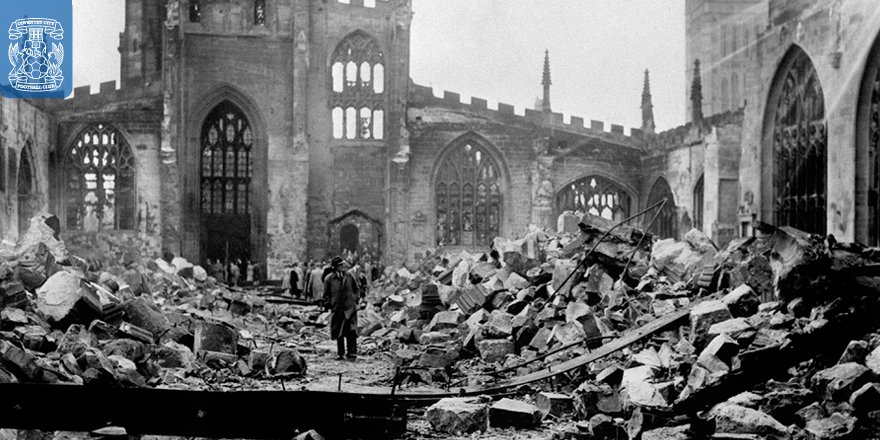 75 years ago tonight, nearly 600 lives were lost &amp; 1000 people injured in the Coventry Blitz #WeWillRememberThem