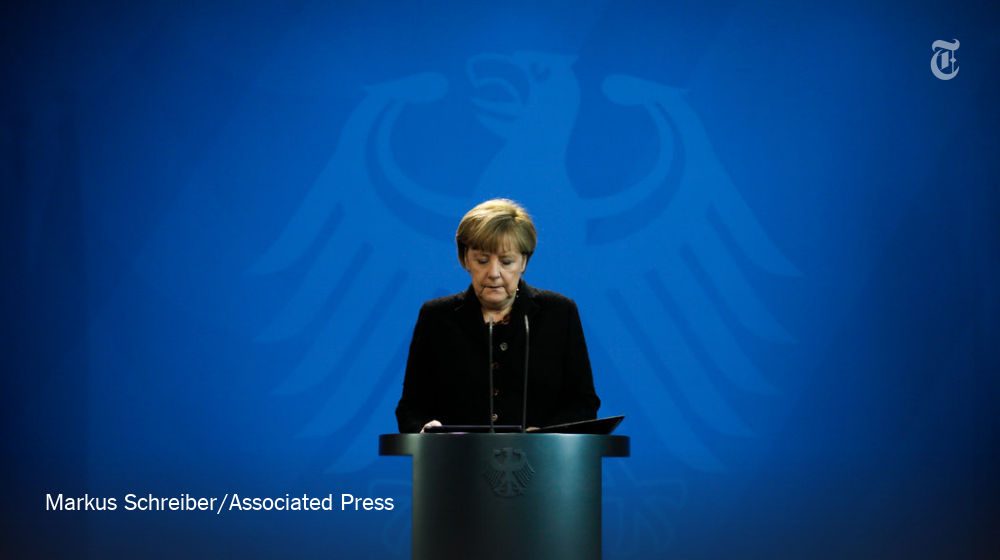 Angela Merkel tells Germans, "Freedom is stronger than terror" nyti.ms/1SPuRcK