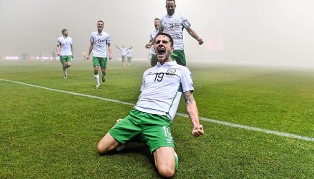 flygoalkeeper1's tweet photo. Can the boys in green finish the job on Monday night and qualify for EURO2016? @OCowzer @noriordan @YouBoysInGreen https://t.co/jDVC3q21X1