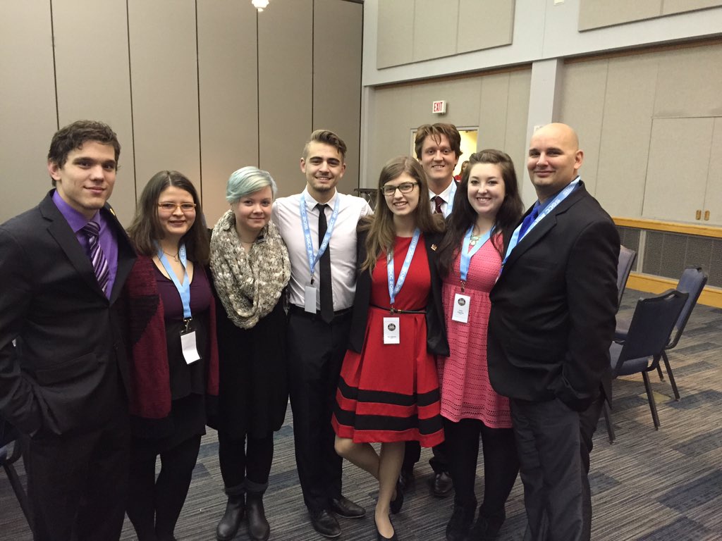 StuGovCoalition's tweet photo. Excited to have the @iupuiUSG with us as well this morning! #SGCC15 https://t.co/eblAlfS2vu