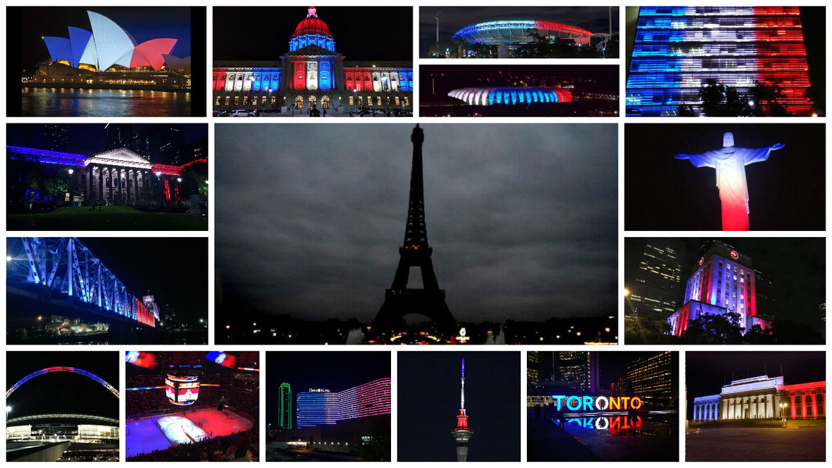 Incredible collection of images from the world giving out #PrayersForParis via Reddit: