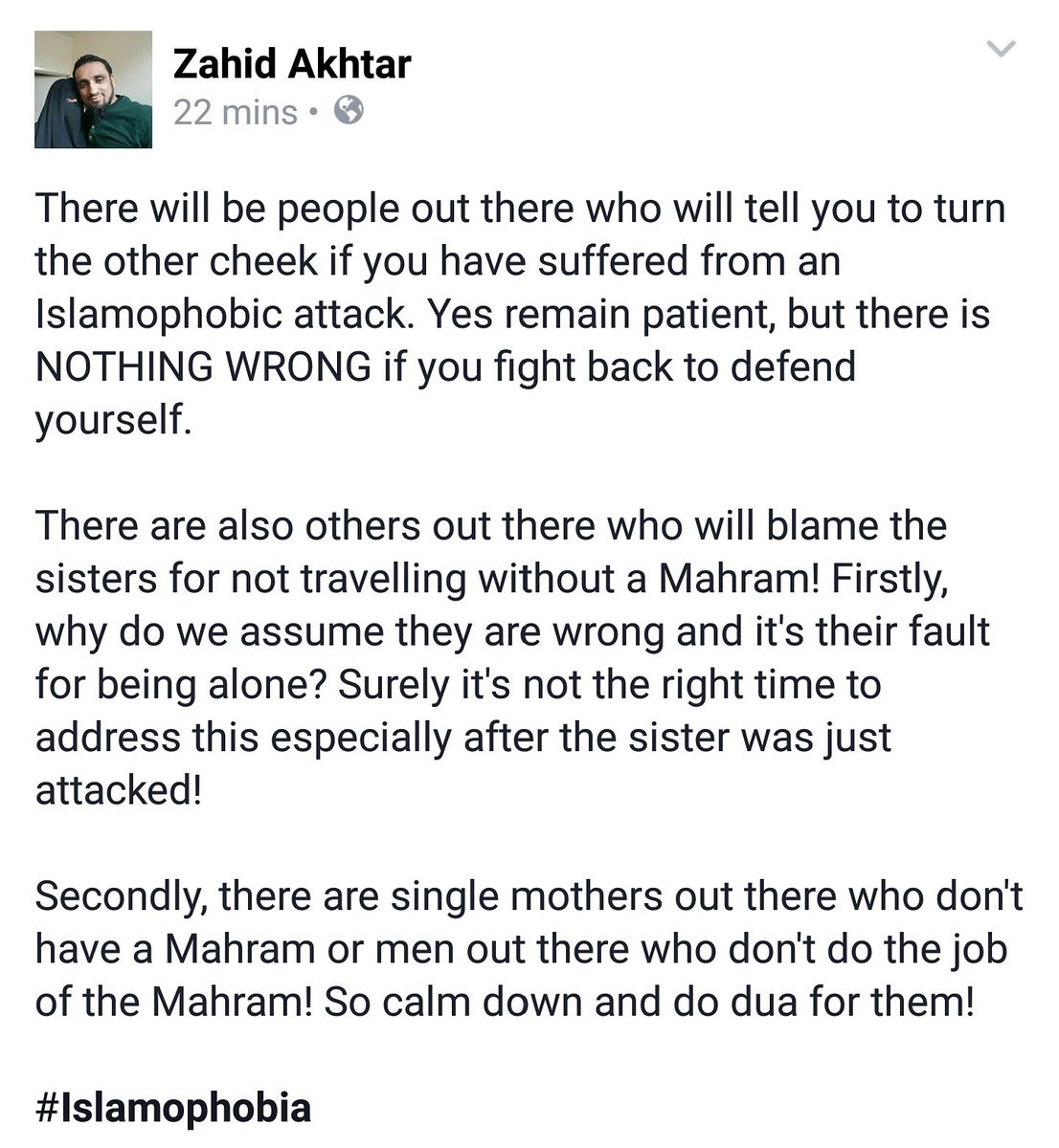 doamuslims's tweet photo. #Islamophobia #ParisAttacks - Sisters being attacked... https://t.co/SRrpIg3uOA