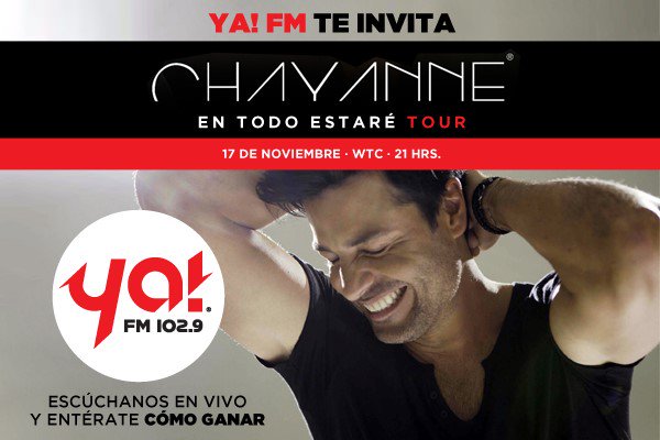 yafmveracruz's tweet photo. ¿Quieres conocer a @CHAYANNEMUSIC? Esto es lo que debes hacer --> https://t.co/eEZv6NC3hq https://t.co/gdQP54QhQz