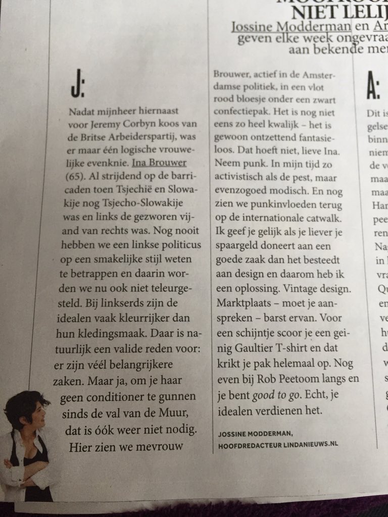 Ach wat, ik slinger m er gewoon op, <a href="/MissModderman/">jossine modderman</a> zegt weer een waar woord