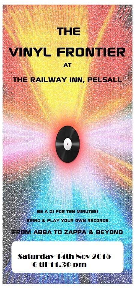 In Pelsall tonight, got some records you like.. Forget strictly and that shite on ITV and get your groove on.