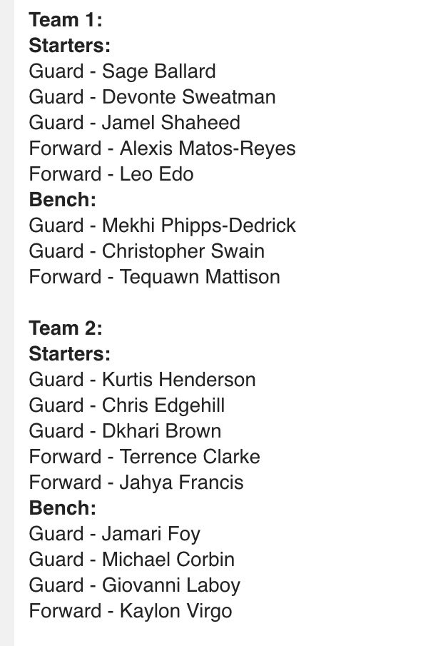 Come watch the Top Middle School players in Boston today!!