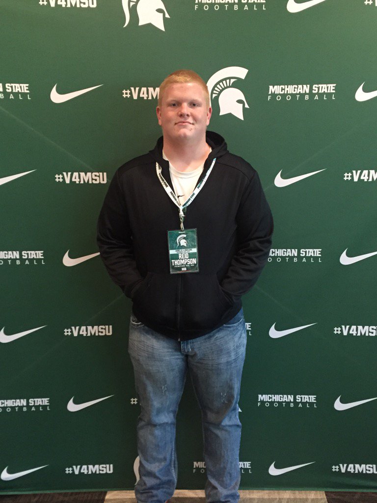 Recruiting visit day at MSU.