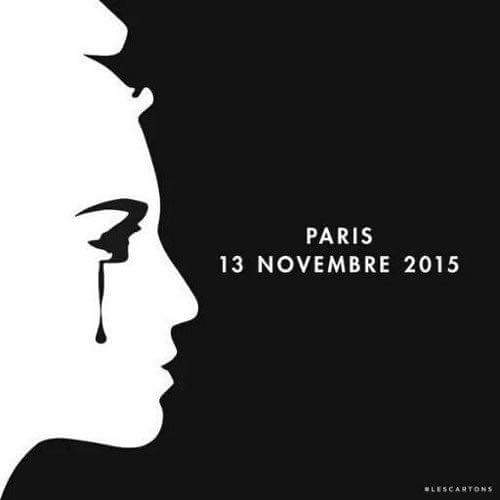 "I'm a dreamer
But I'm not the only one
I hope someday you'll join us
And the world will live as one" #ParisAttacks