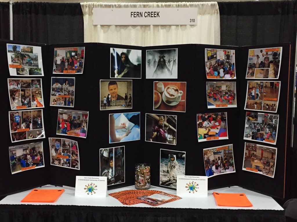 Visiting with prospective FCES families at Showcase of Schools!