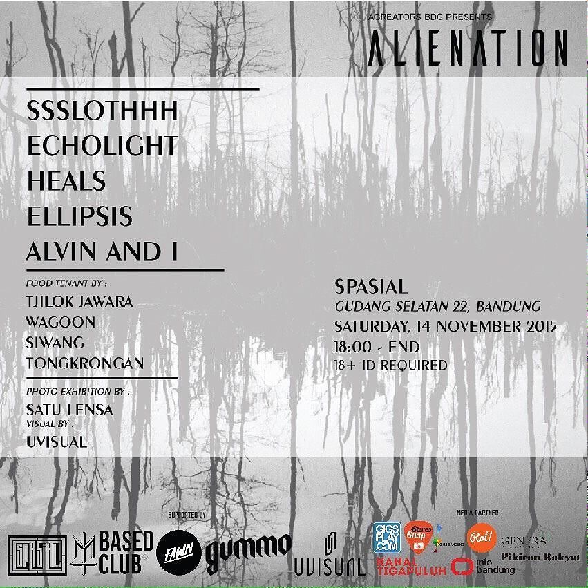 #Alienation by #ACreatorsBDG -SSSLOTHHH
-ECHOLIGHT
-HEALS
-ELLIPSIS
-ALVIN AND I

Food Tenant by -Siwang
-Tongkrong…