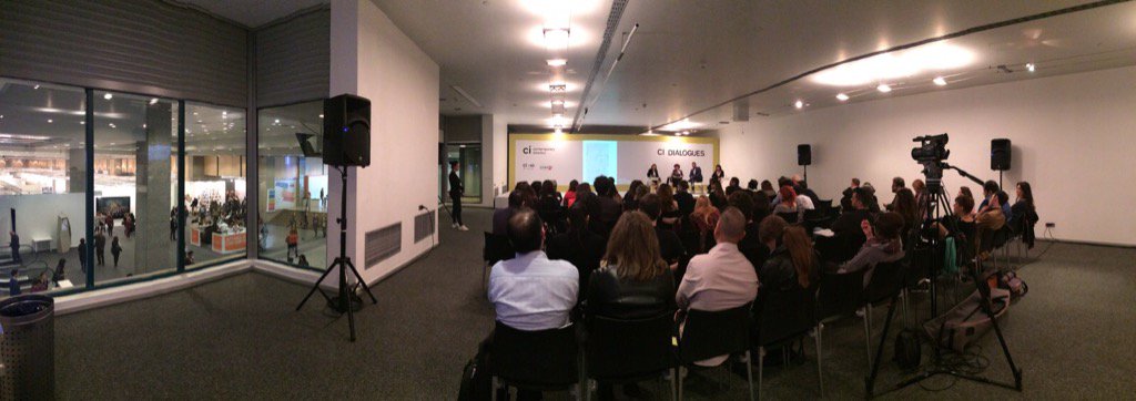 Contemporaryist's tweet photo. 'Iranian Art Now' panel has just ended in #CIDialogues conference hall. Visit our website for the full programme. https://t.co/dQL7VO09Nl