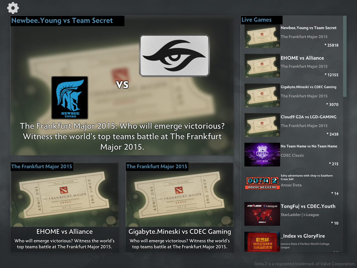 Dota Live Analytics tweet media