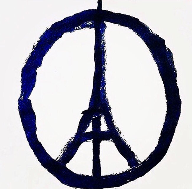 namelesslotti's tweet photo. Peace for Paris. https://t.co/tBMVfk5sWy