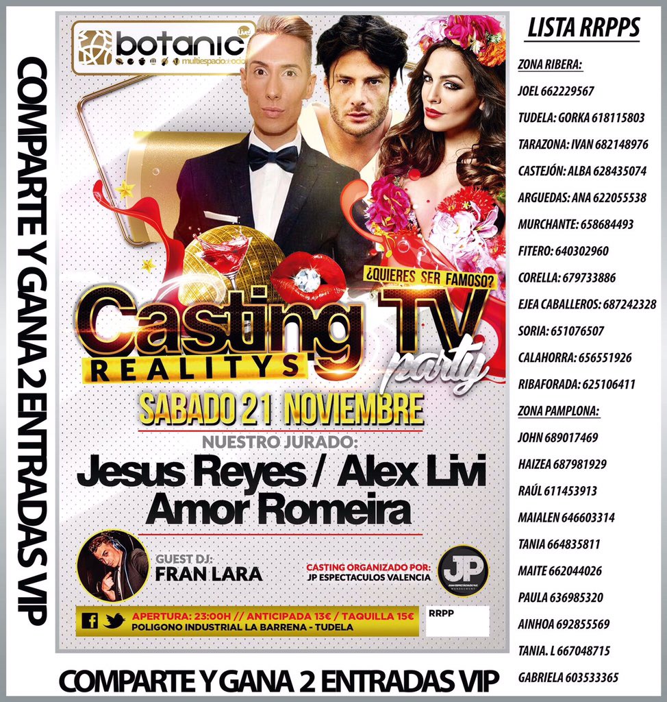 pinkbullfiestas's tweet image. Quieres tus entradas para el sabado 21 de noviembre??

TE LO PONEMOS FACIL

📱PUNTOS DE VENTA CARTEL📱

Intro+copa 13€