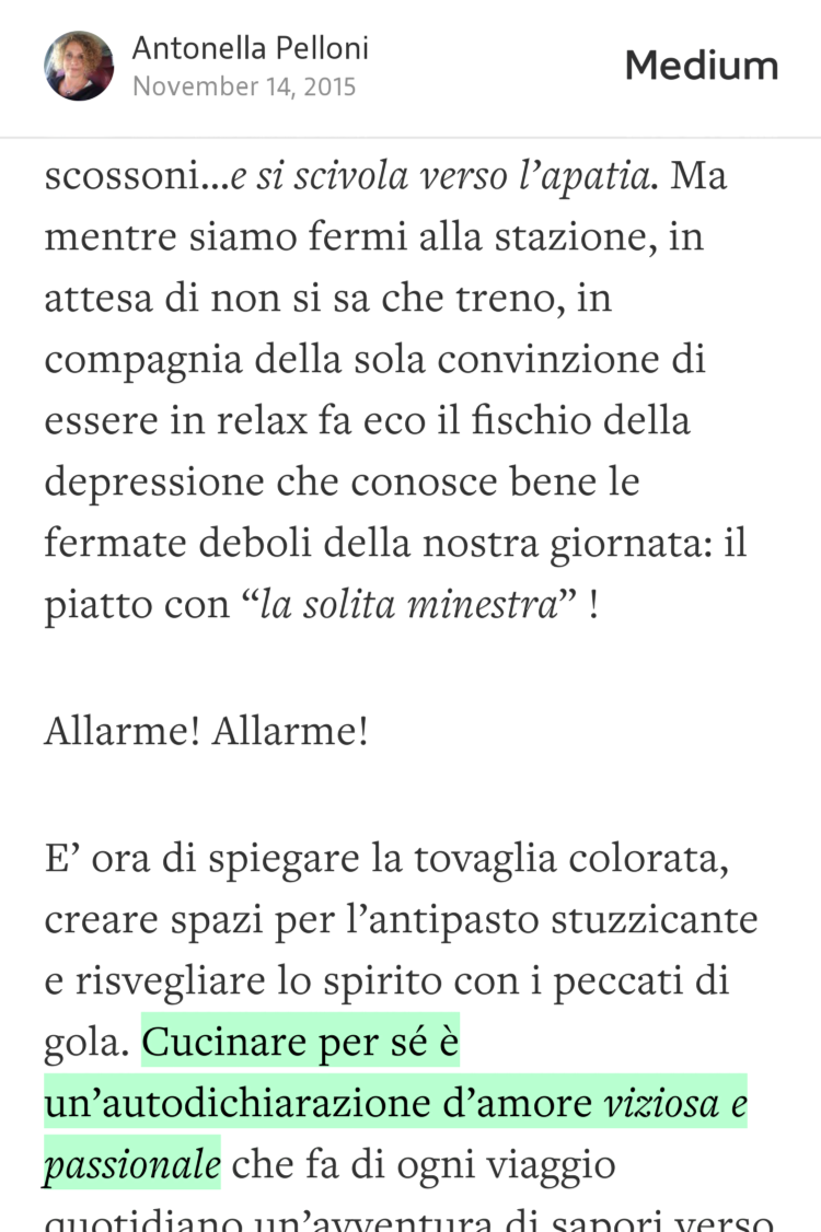 AntoPelloni's tweet photo. “Cucinare per sé è un’autodichiarazione d’amore viziosa e passionale” — @AntoPelloni https://t.co/8CoDiBtmJ7 https://t.co/8j3uElPD4M
