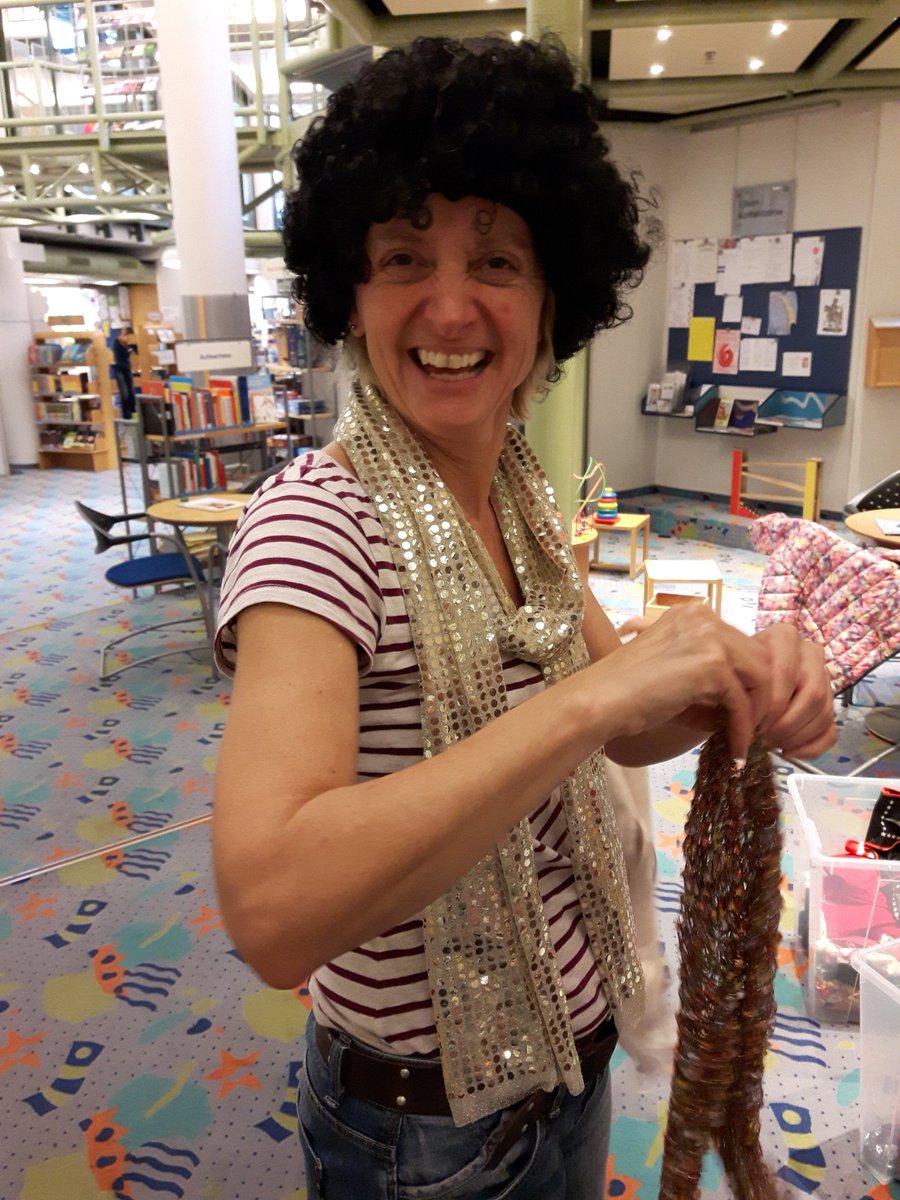 Verkleiden kann man sich bei uns heute auch. :-) #Spielab