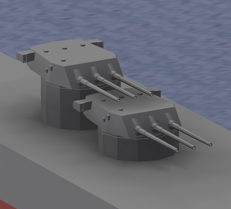 naval_craft's tweet photo. 米国１２インチ３連装砲（12"/50 caliber Mark 8 gun）
アラスカ級大型巡洋艦搭載主砲。Naval Craft:https://t.co/A6VNl07SCq https://t.co/2DT1IJgxq9