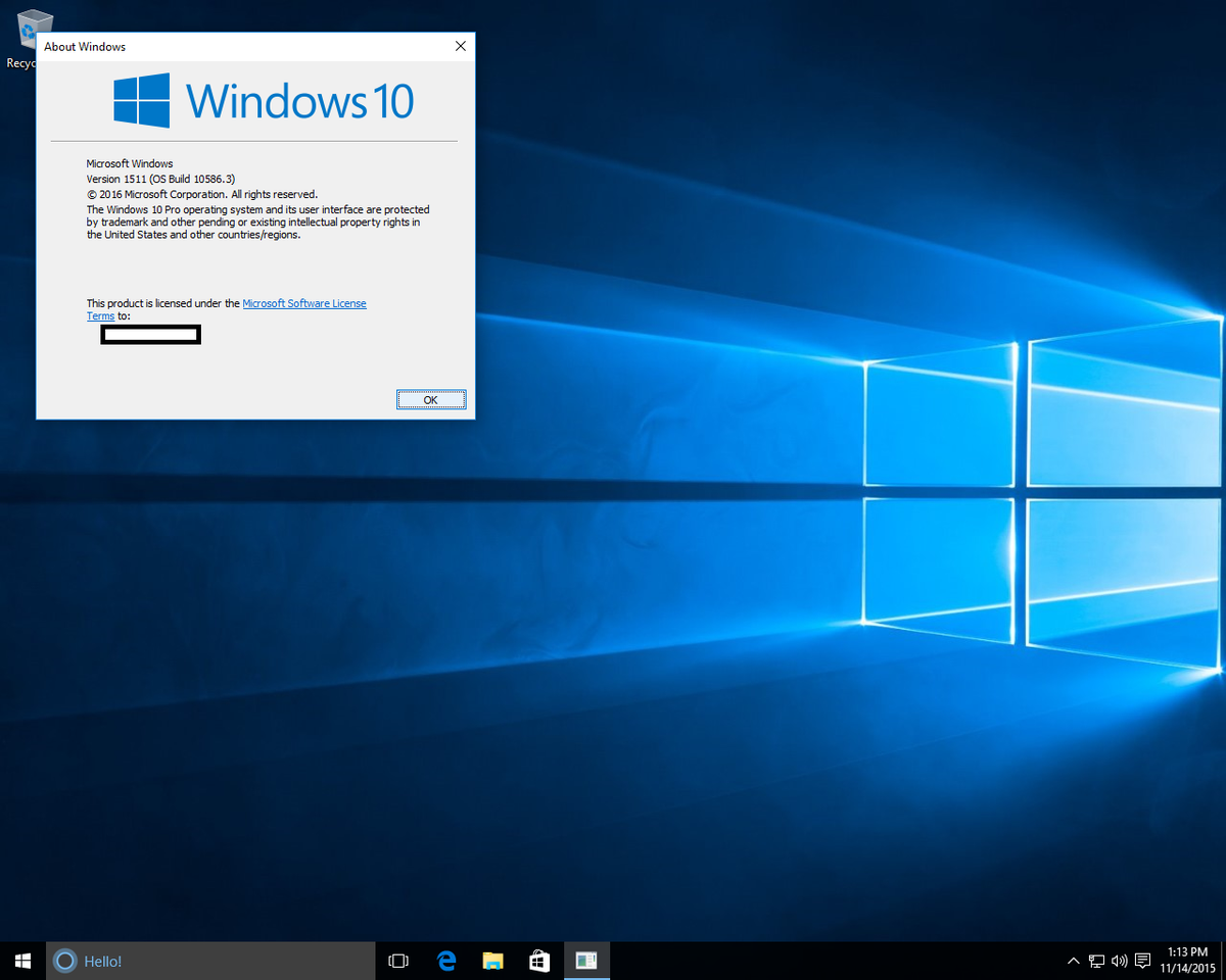 upgrade to window 10 pro version 1511, 10586 upgrade to window 10 pro version 1511, 10586